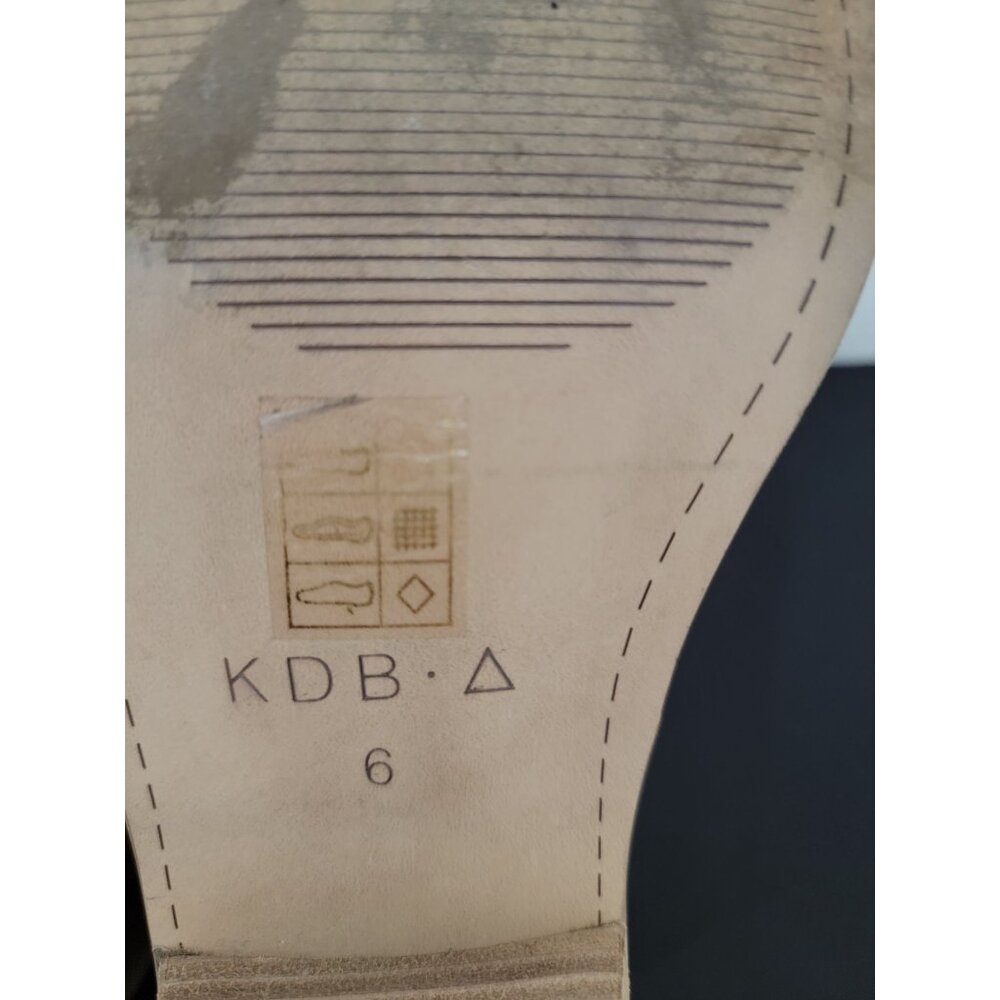 Anthropologie Kelsi Dagger Brooklyn Kenmare Tan Genuine Leather Angle Bootie  6 - Picture 7 of 9